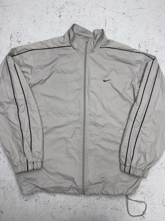Nike Windbreaker beige schwarz Vorderseite