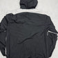 Adidas Kapuzenjacke schwarz grau Etikett