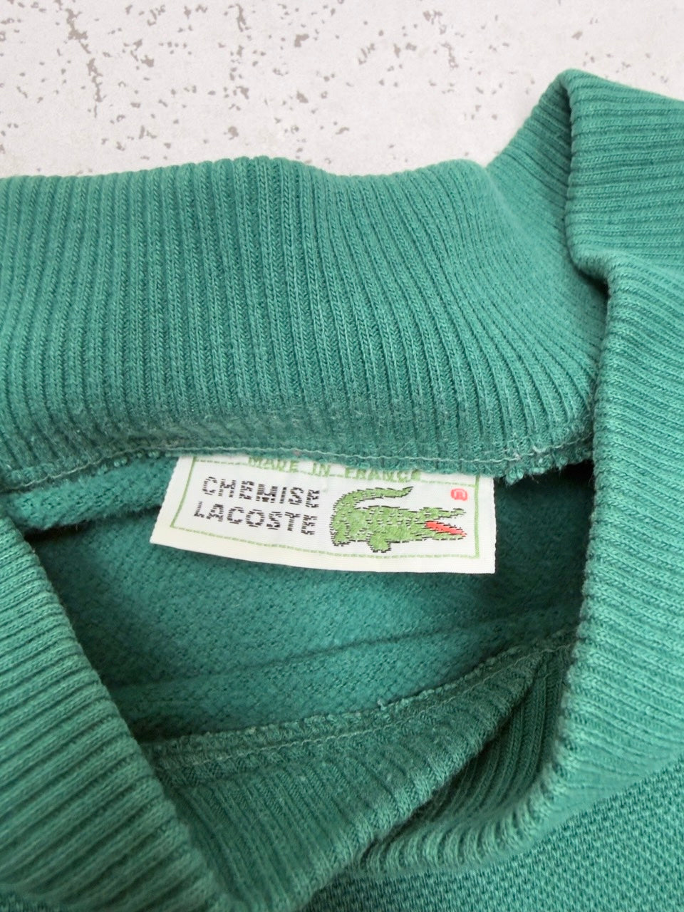Lacoste Sweatshirt grün Detail