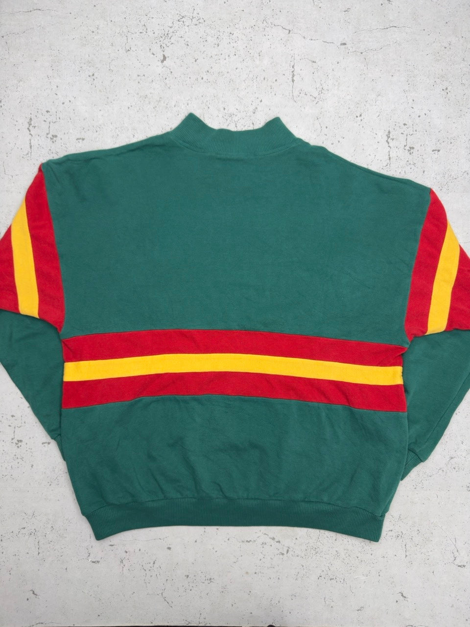 Lacoste Sweatshirt grün Etikett