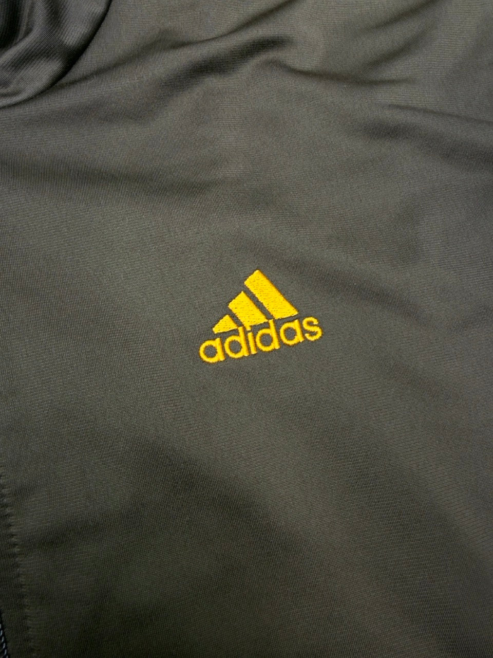 Adidas Trainingsjacke braun orange Rückseite