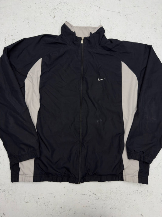 Nike Trainingsjacke schwarz grau Vorderseite