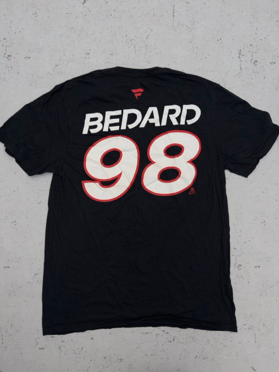 Fanatics Blackhawks T-Shirt schwarz Detail