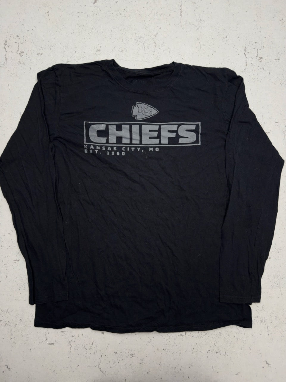 NFL Chiefs Longsleeve schwarz Vorderseite