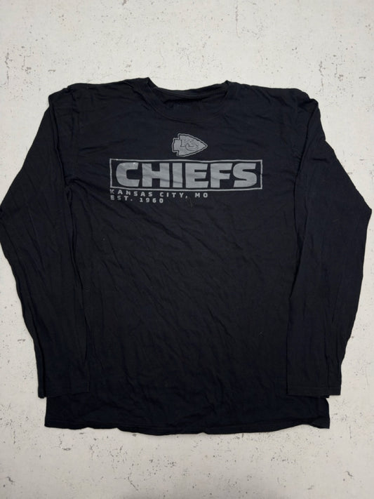 NFL Chiefs Longsleeve schwarz Vorderseite
