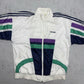 Adidas Shellsuit Trainingsjacke weiß Vorderseite