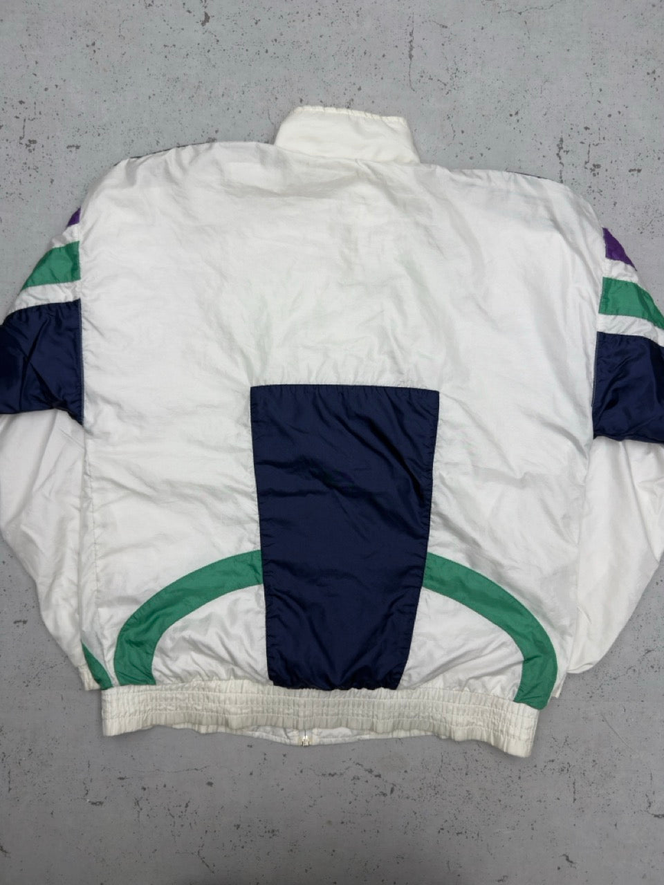 Adidas Shellsuit Trainingsjacke weiß Detail
