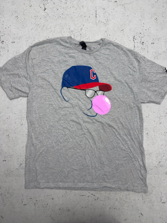 Kaugummi T-Shirt grau meliert Vorderseite