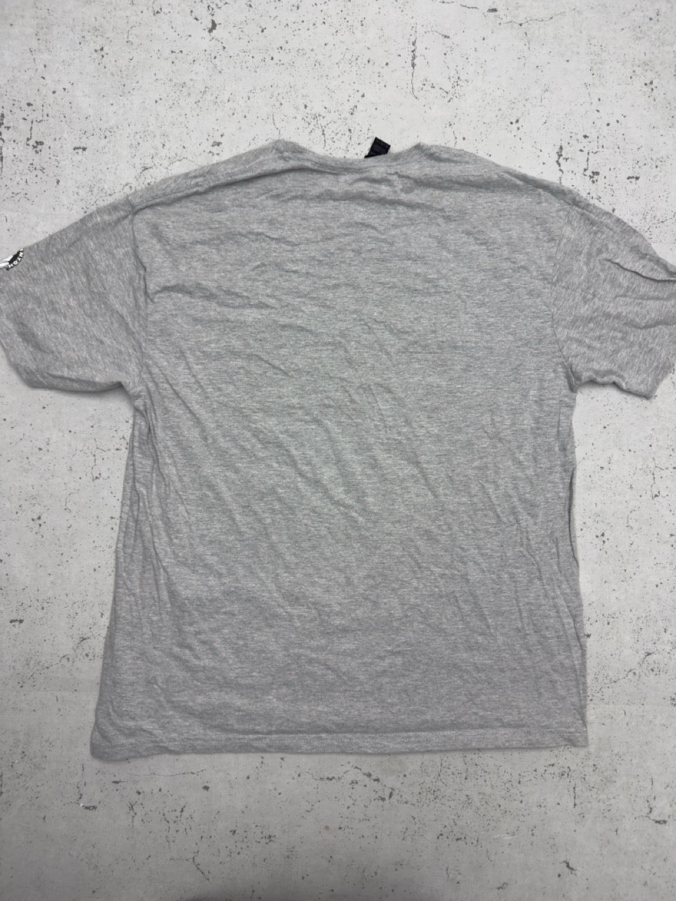 Kaugummi T-Shirt grau meliert Rückseite
