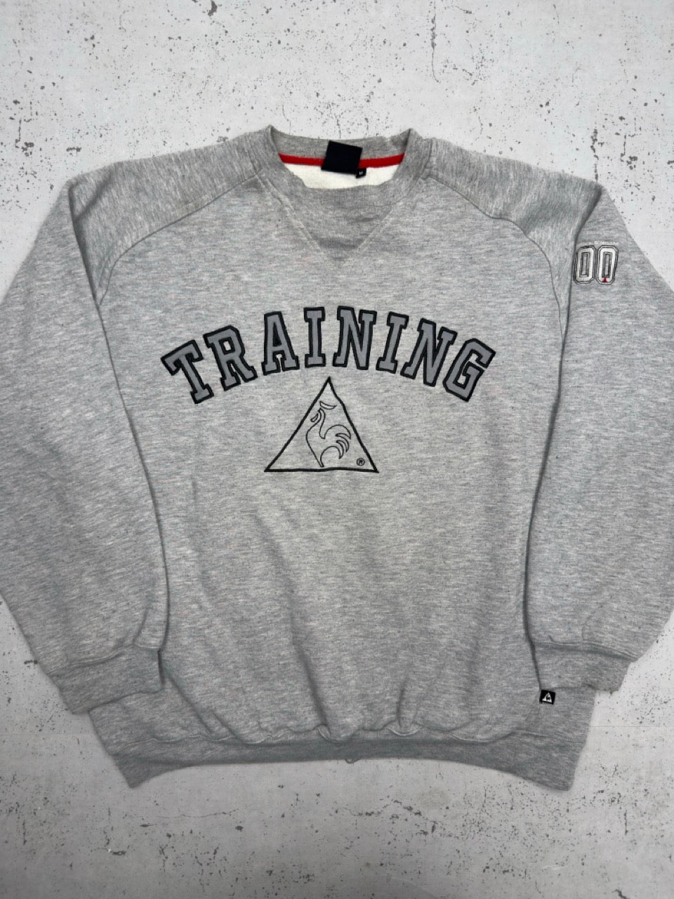 Le Coq Sportif Sweatshirt grau meliert Vorderseite