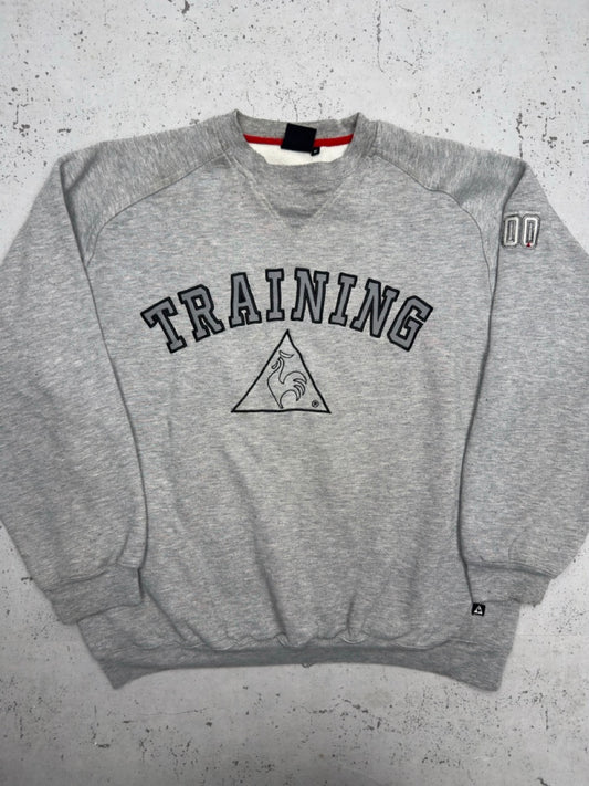Le Coq Sportif Sweatshirt grau meliert Vorderseite