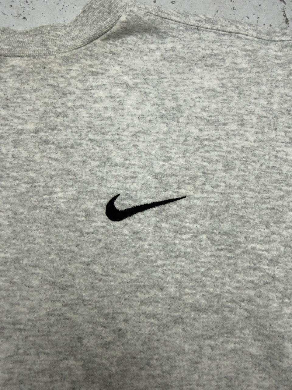Nike Sweatshirt hellgrau Detail