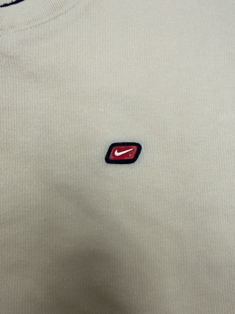 Nike Sweatshirt beige blau Rückseite