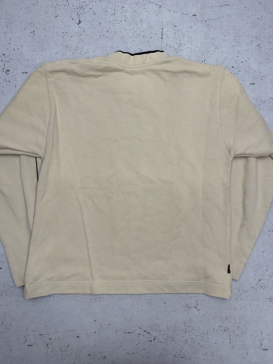 Nike Sweatshirt beige blau Detail