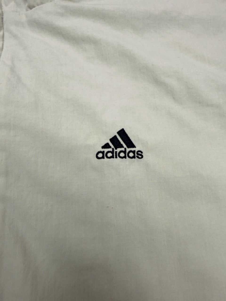 Adidas Blouson Trainingsjacke creme schwarz Detail