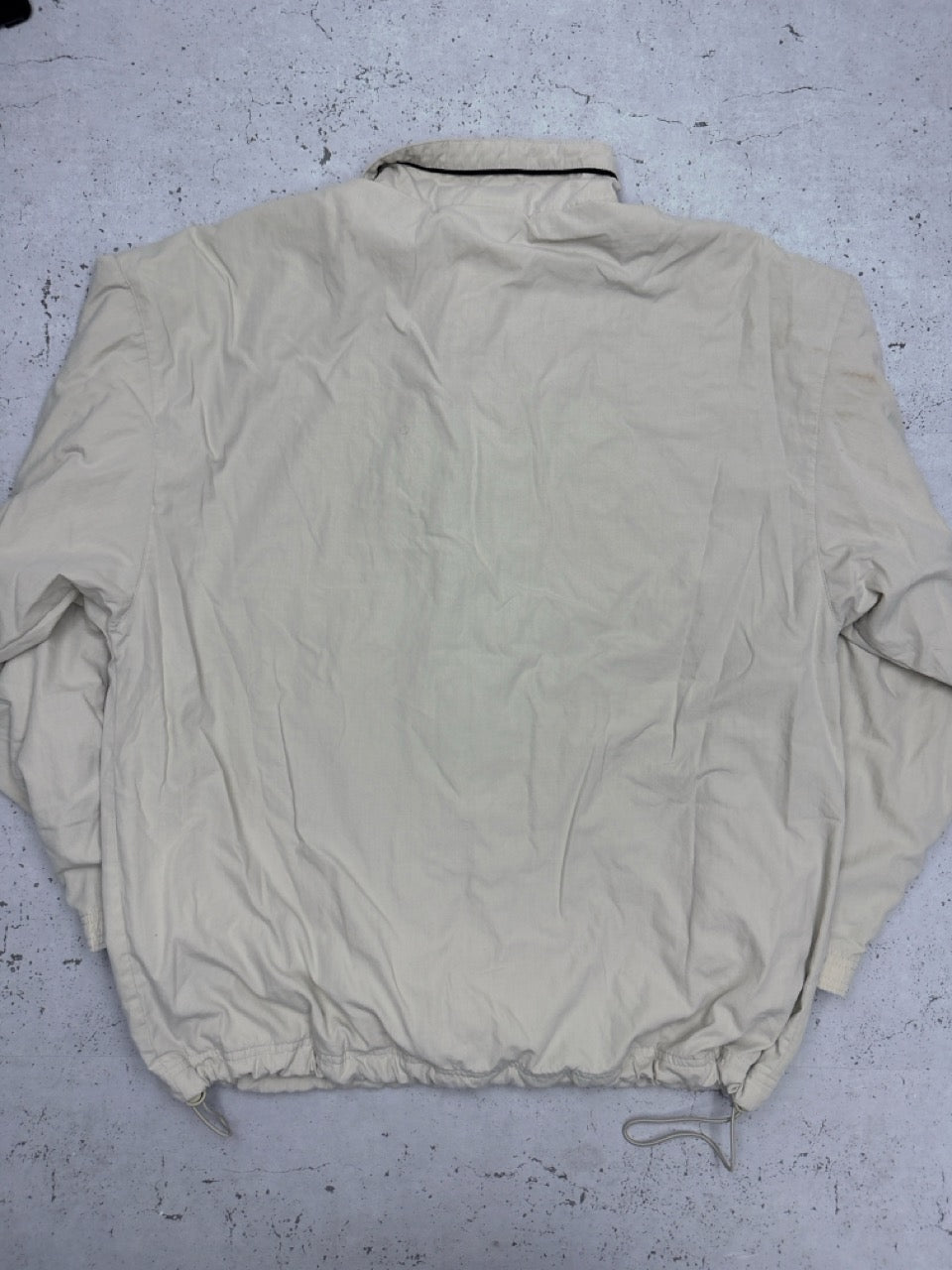 Adidas Blouson Trainingsjacke creme schwarz Detail