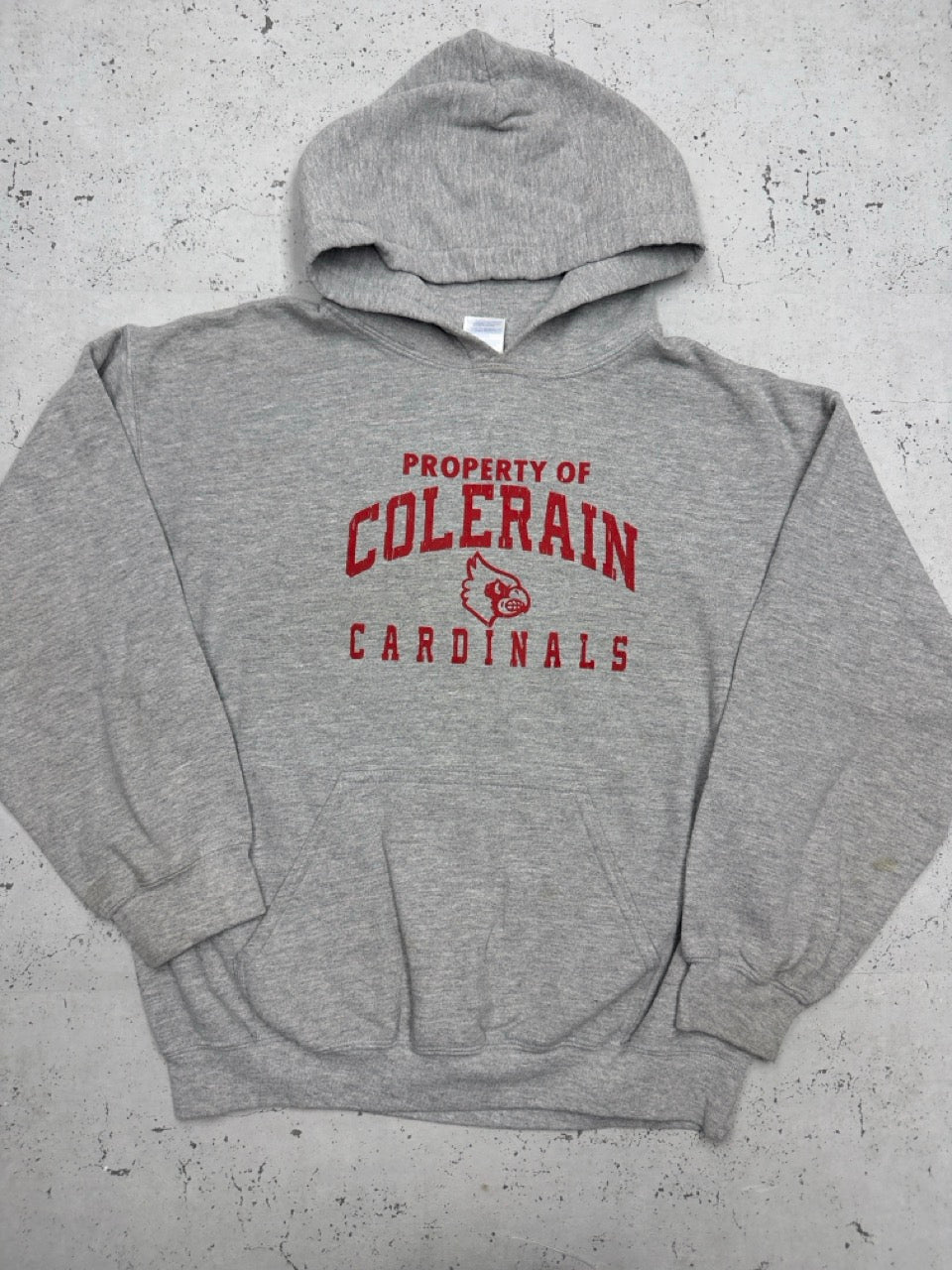 Colerain Cardinals College Hoodie grau meliert Vorderseite