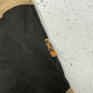 Rugby Longsleeve schwarz beige gestreift Rückseite