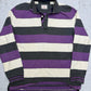 Pedro del Hierro Rugby Longsleeve lila grau Vorderseite
