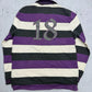 Pedro del Hierro Rugby Longsleeve lila grau Detail