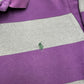 Polo Ralph Lauren Rugby Longsleeve lila grau Rückseite