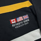 Authentic Denim Rugby Longsleeve schwarz gelb Rückseite