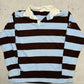 Renault Rugby Longsleeve braun hellblau Vorderseite