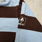 Renault Rugby Longsleeve braun hellblau Zustand Detail
