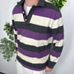 Pedro del Hierro Rugby Longsleeve lila grau Fitpic