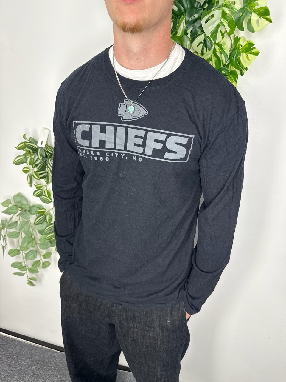 NFL Chiefs Longsleeve schwarz Fitpic