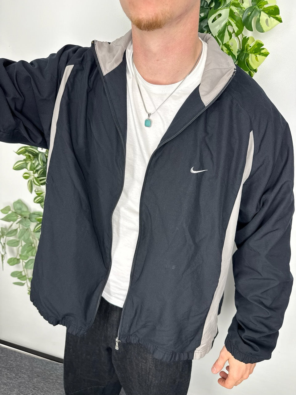 Nike Trainingsjacke schwarz grau Fitpic