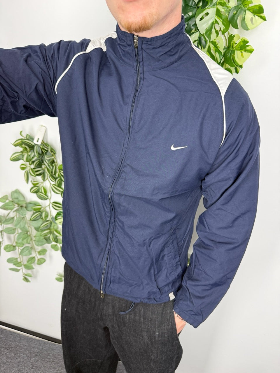Nike Trainingsjacke blau creme Fitpic