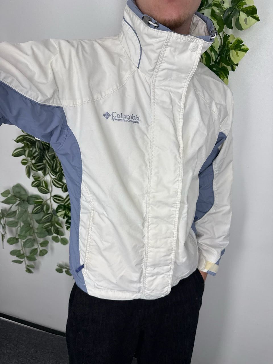 Columbia Outdoorjacke creme blau Fitpic