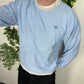 Adidas Piqué Sweatshirt hellblau Fitpic