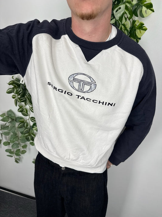 Sergio Tacchini Sweatshirt creme blau Fitpic