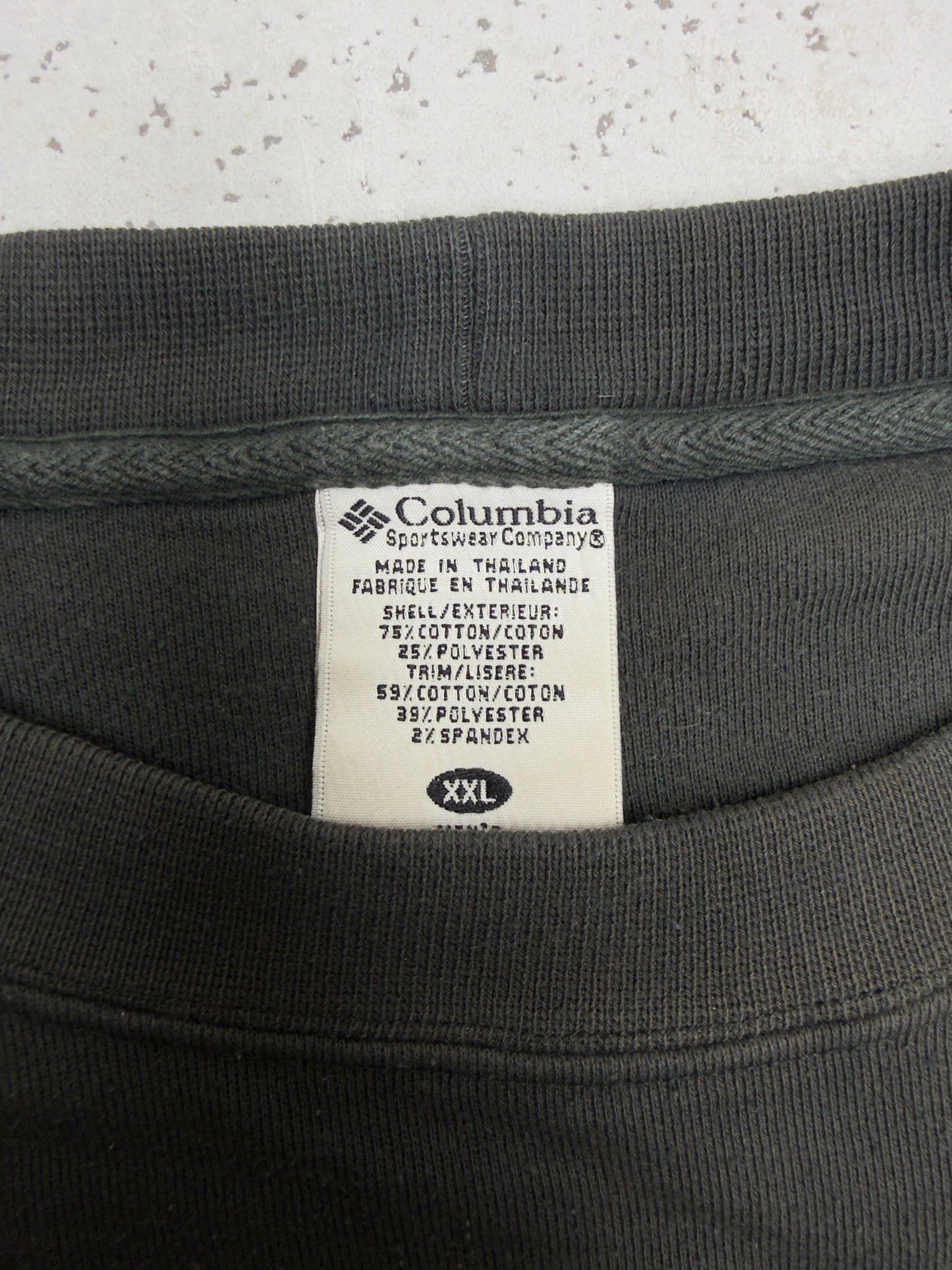 Columbia Sweatshirt Grau Etikett