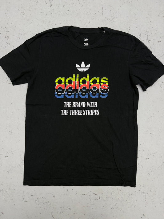 Adidas T-Shirt Schwarz Vorderseite