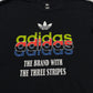 Adidas T-Shirt Schwarz Logo Detail