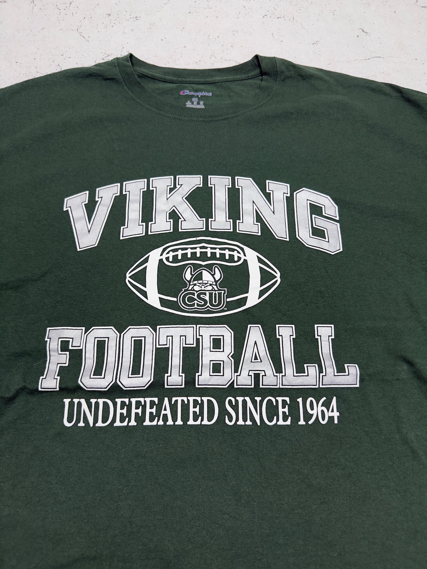 Champion Viking Football T-Shirt Grün Vorderseite