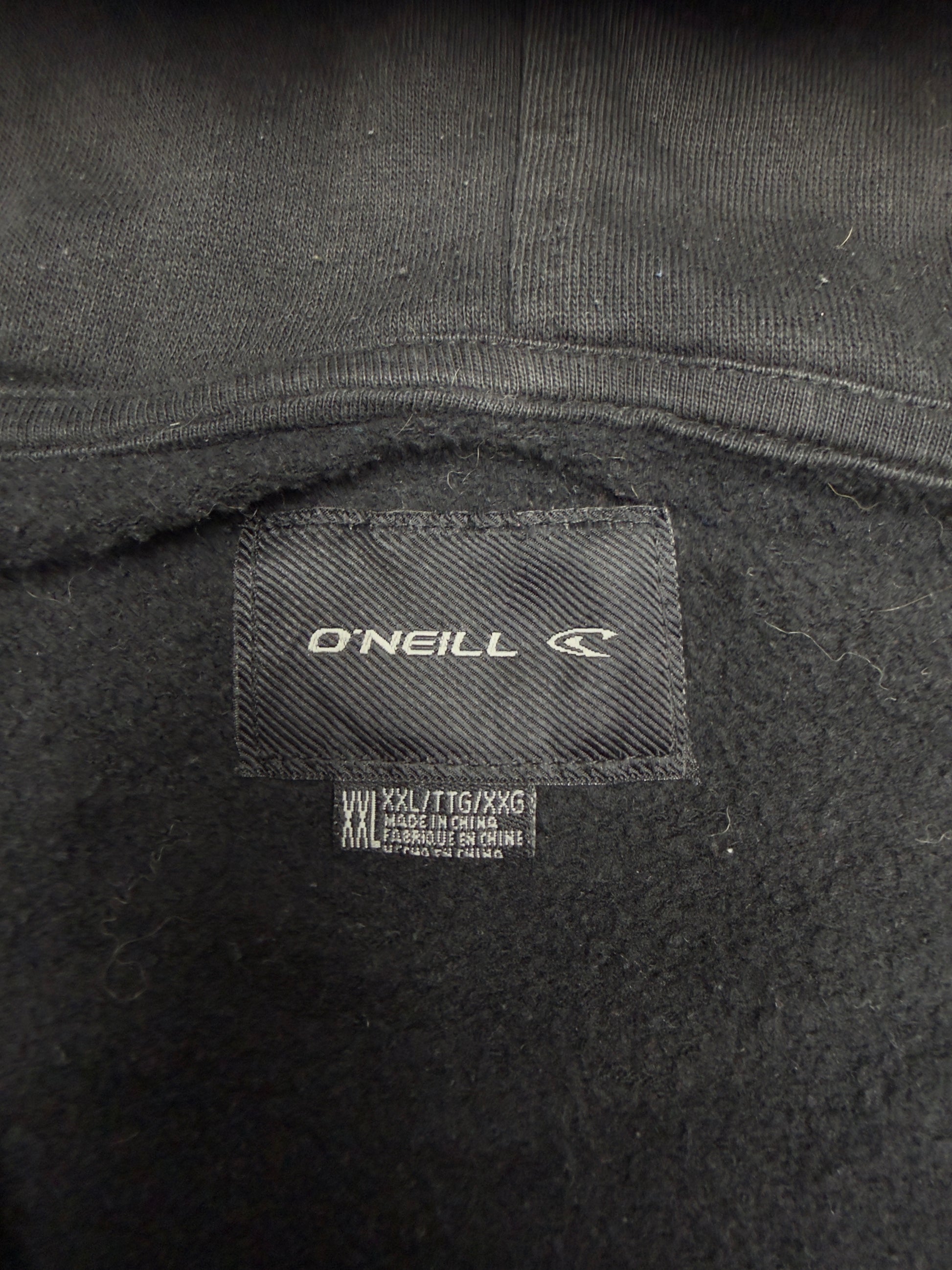O'Neill Zip-Hoodie Schwarz Etikett