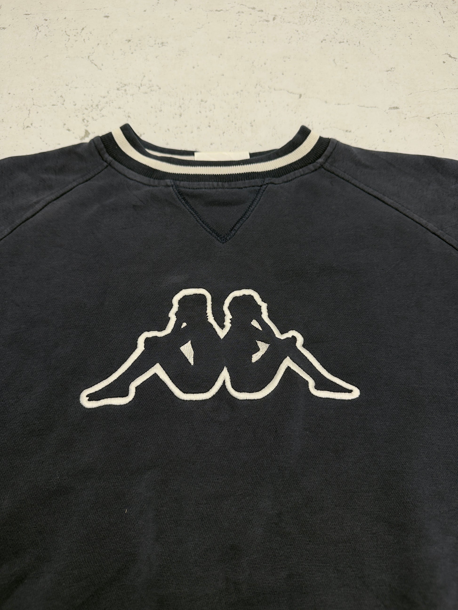 Kappa Sweatshirt Navy Logo Detail