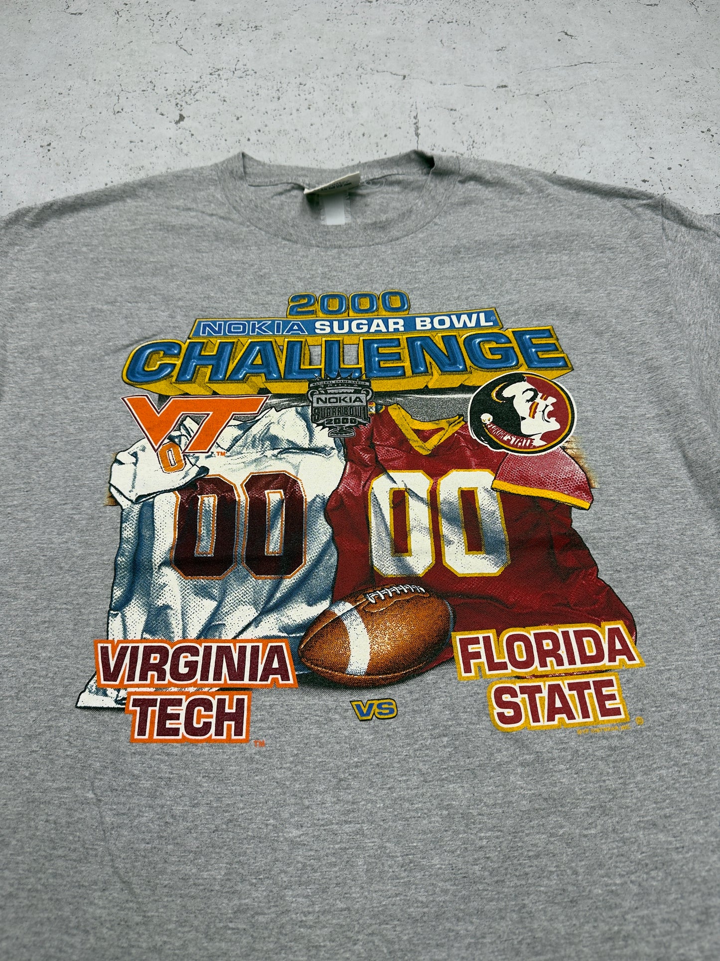 Sugar Bowl Challenge T-Shirt Grau Detail