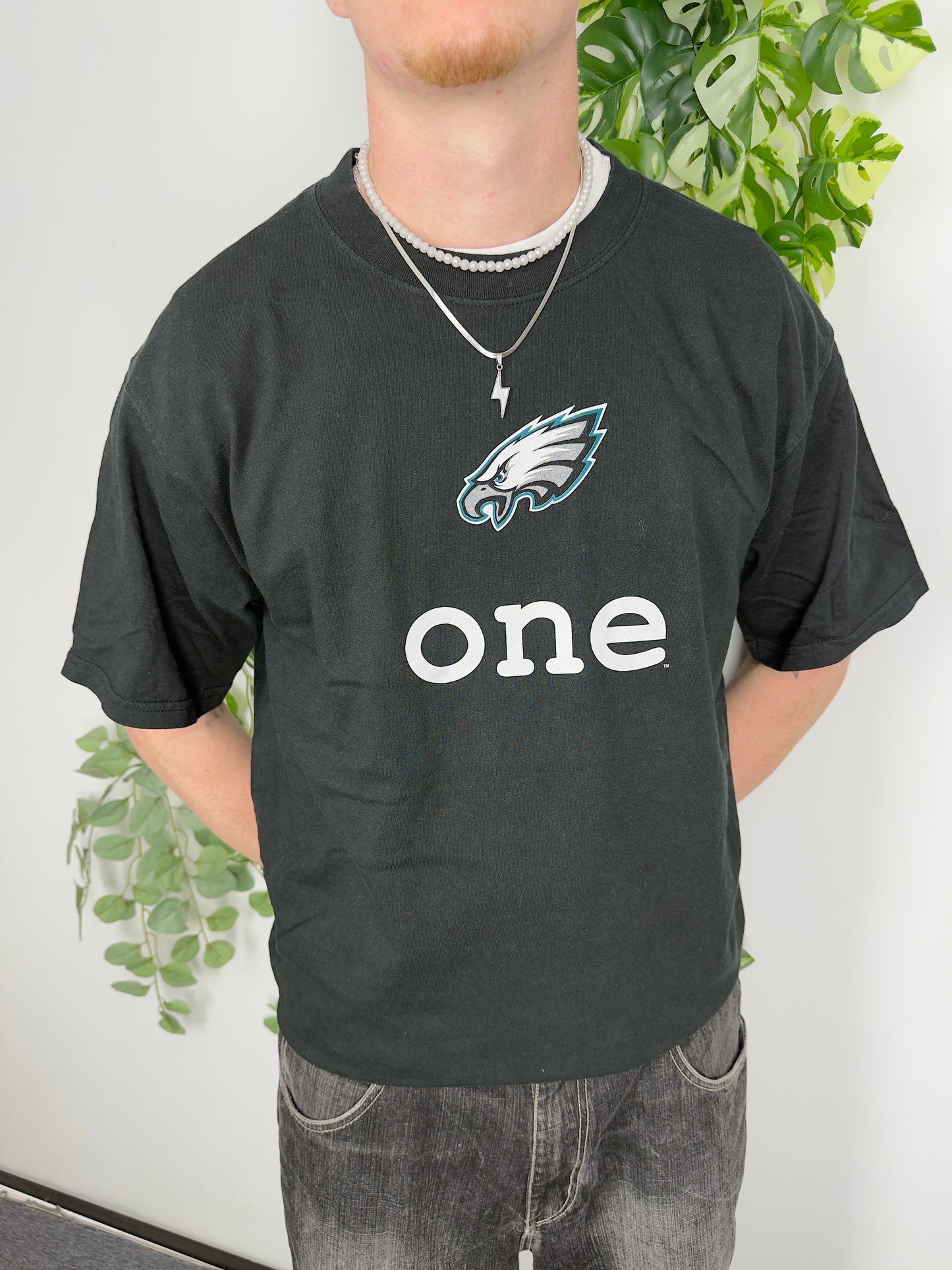 Philadelphia Eagles T-Shirt Schwarz Fitpic