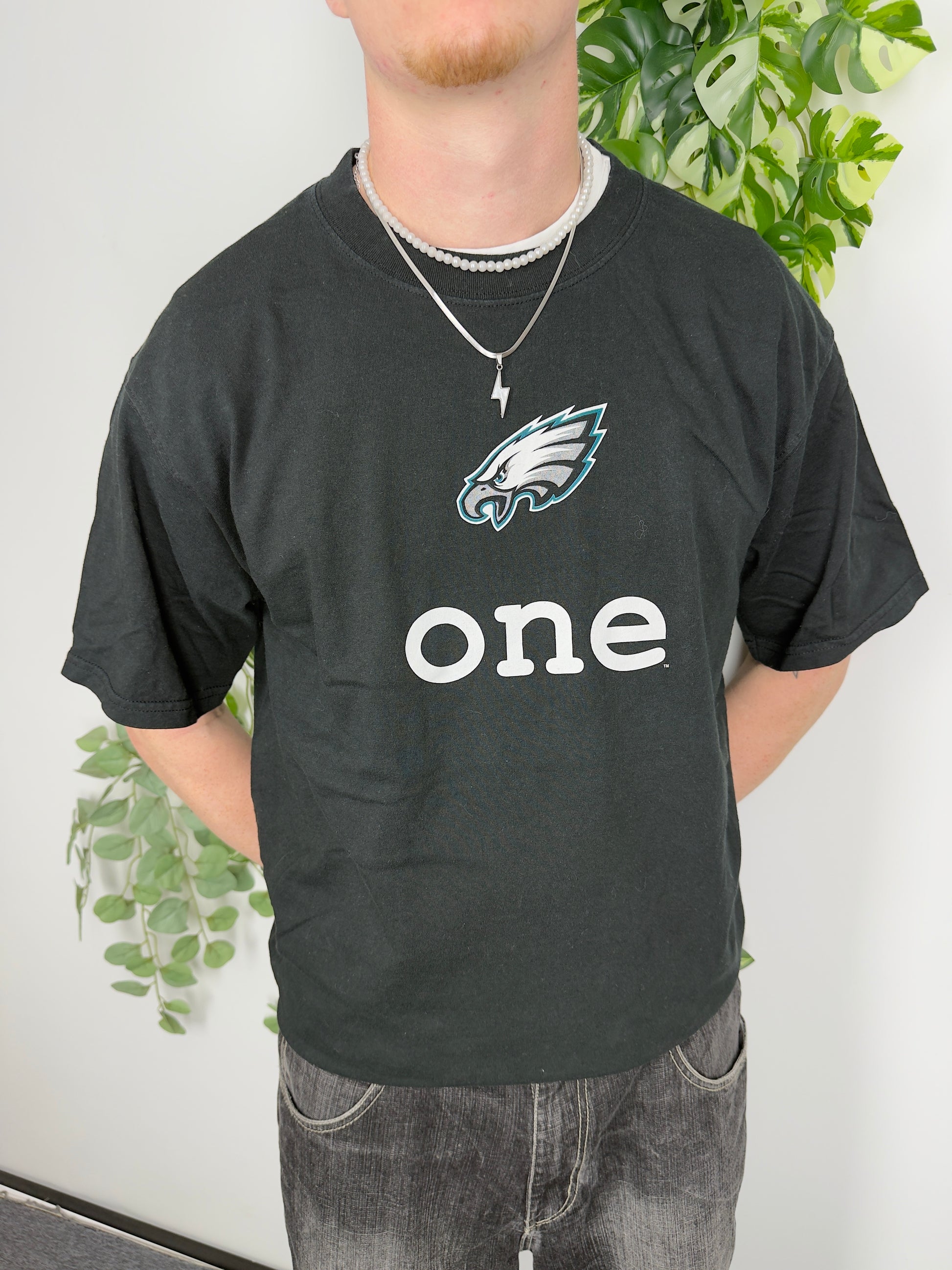 Philadelphia Eagles T-Shirt Schwarz Fitpic