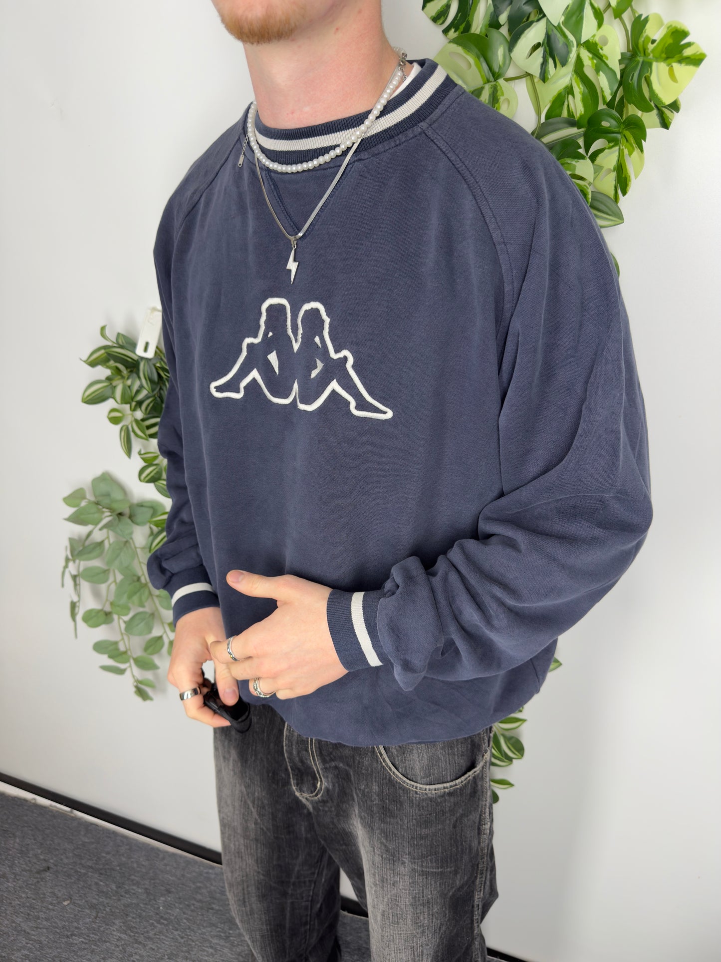 Kappa Sweatshirt Navy Fitpic