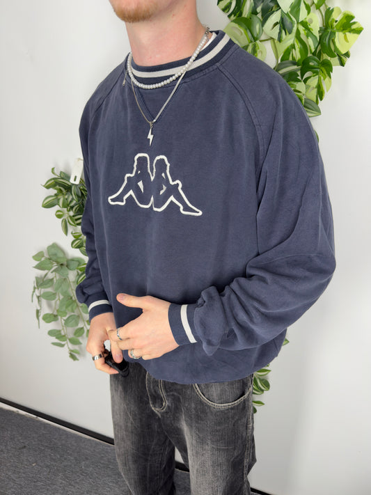 Kappa Sweatshirt Navy Fitpic