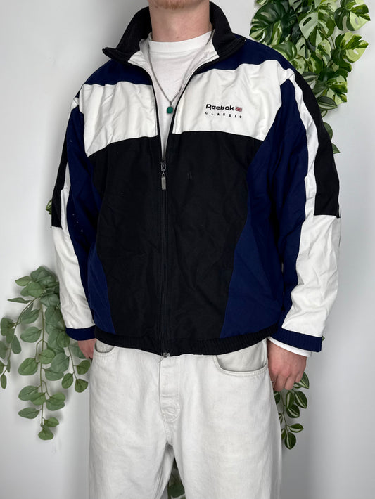 Reebok vintage Windbreaker Trackjacket Zipper L