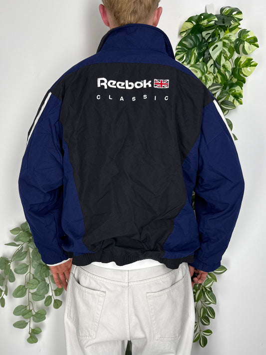 Reebok vintage Windbreaker Trackjacket Zipper L