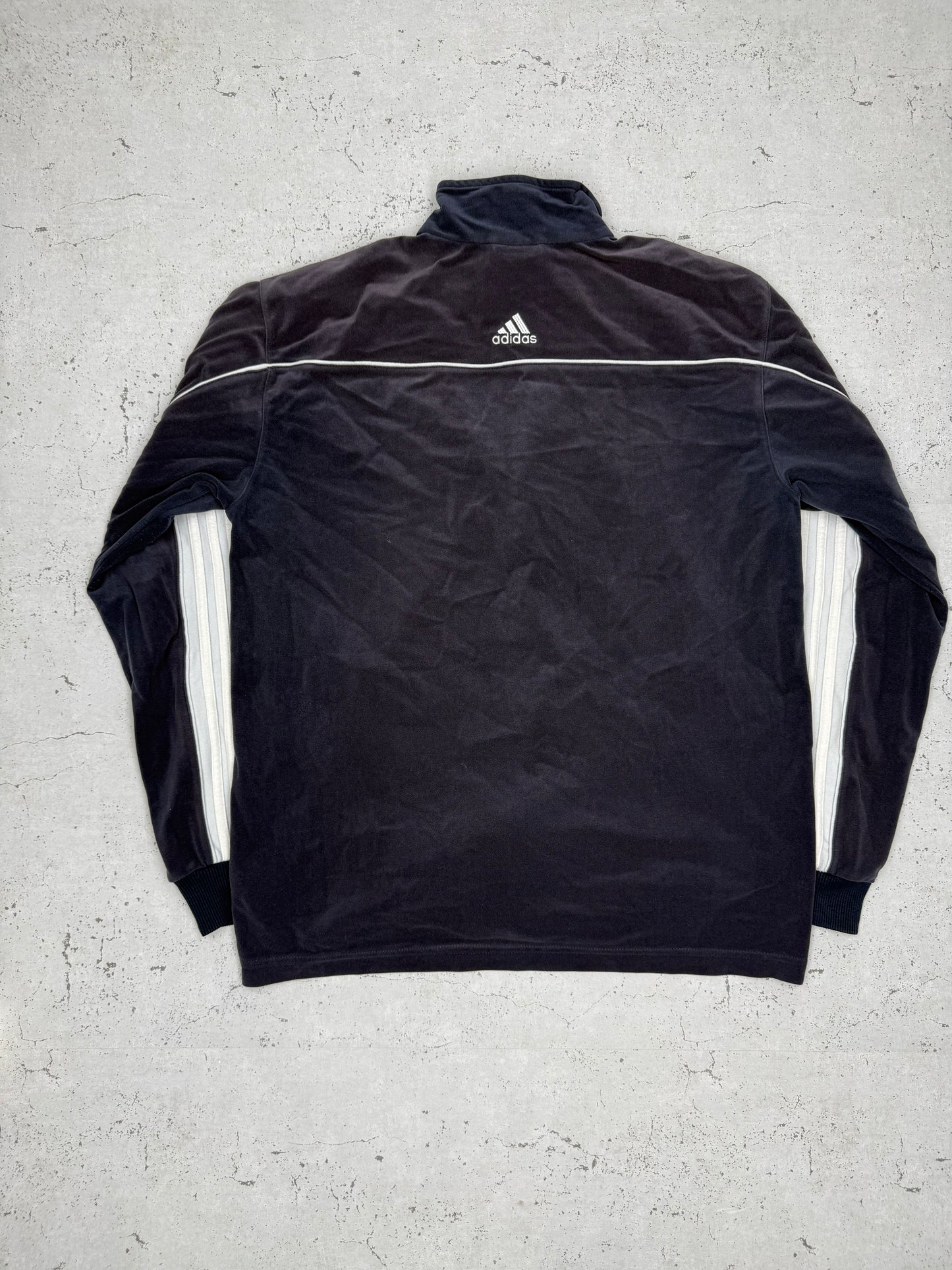 Adidas vintage Velour Samt Trackjacket Zipper Jacke L