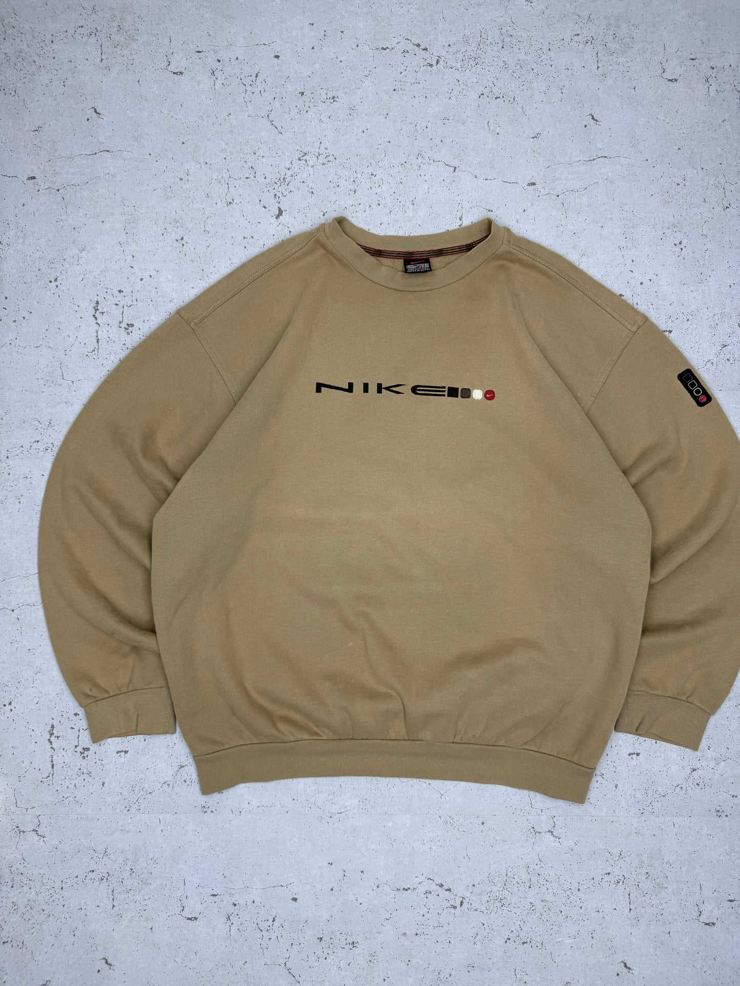 Nike vintage Spellout embroidered warmer Sweatshirt Sweater L